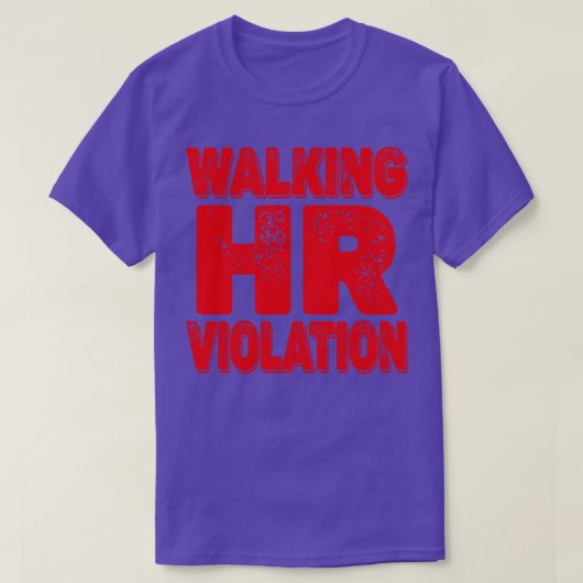 Wandelen HR overtreding 3 T-shirt (Design voorkant)