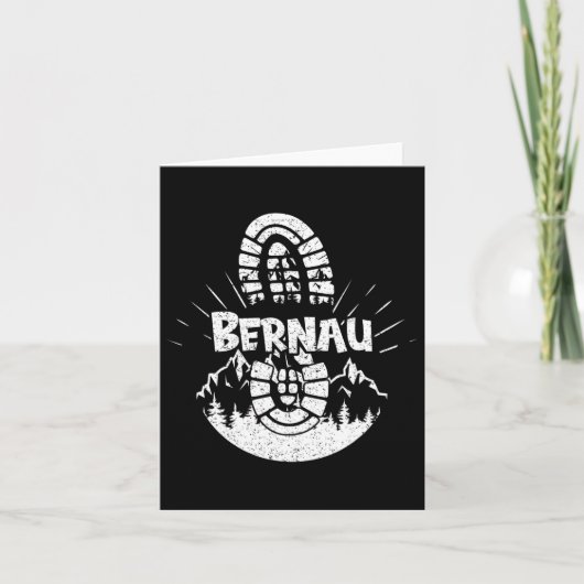 Wandelen in Bernau Duitsland Vakantie wandelaar 1 Kaart (Voorkant)