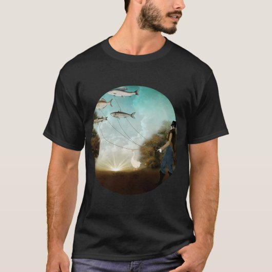 Wandelen in de avond t-shirt (Voorkant)