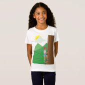 Wandelen in de natuur t-shirt (Voorkant volledig)