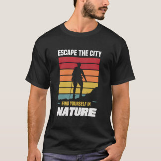 Wandelen in de natuurOntvlucht de stad en vind jez T-shirt