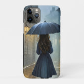 Wandelen in de regen Case-Mate iPhone case (Achterkant)