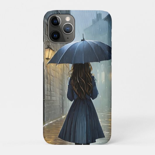 Wandelen in de regen Case-Mate iPhone case (Achterkant)