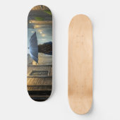Wandelen in de regen persoonlijk skateboard (Voorkant)