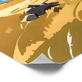 Wandelen in de Schotse Hooglanden Print (Hoek)