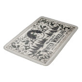 Wandelen in een Winter Wonderland Snowman Badmat (Gekanteld)