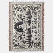 Wandelen in een Winter Wonderland Snowman Deken (Voorkant Verticaal)