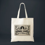 Wandelen in een Winter Wonderland Snowman Tote Bag<br><div class="desc">Dit schattige winterwonderland sneeuwman afbeelding heeft een klassiek en elegant boerderijgevoel.</div>