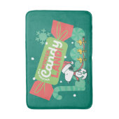 Wandelen in een winterse Snoep! Badmat (Voorkant Verticaal)