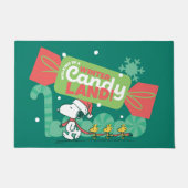 Wandelen in een winterse Snoep! Deurmat (Voorkant)