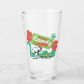 Wandelen in een winterse Snoep! Glas (Voorkant)