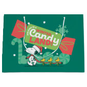 Wandelen in een winterse Snoep! Groot Cadeauzakje (Voorkant)