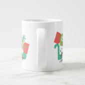 Wandelen in een winterse Snoep! Grote Koffiekop (Achterkant)