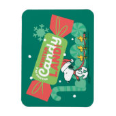 Wandelen in een winterse Snoep! Magneet (Verticaal)