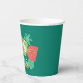 Wandelen in een winterse Snoep! Papieren Bekers (Achterkant)