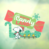 Wandelen in een winterse Snoep! Raamsticker (Vel 3)