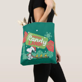 Wandelen in een winterse Snoep! Tote Bag (Dichtbij)