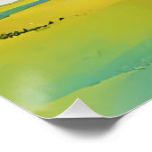 Wandelen in het bos Glossy Poster (Hoek)