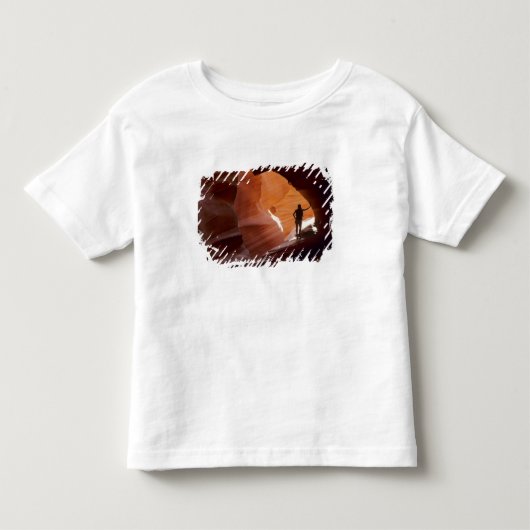 Wandelen in het Corkscrew-gedeelte van Antelope Kinder Shirts (Voorkant)