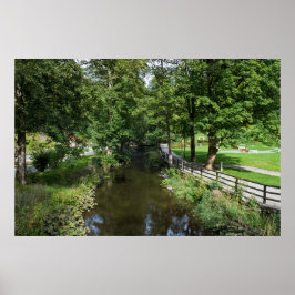 Wandelen in het park poster