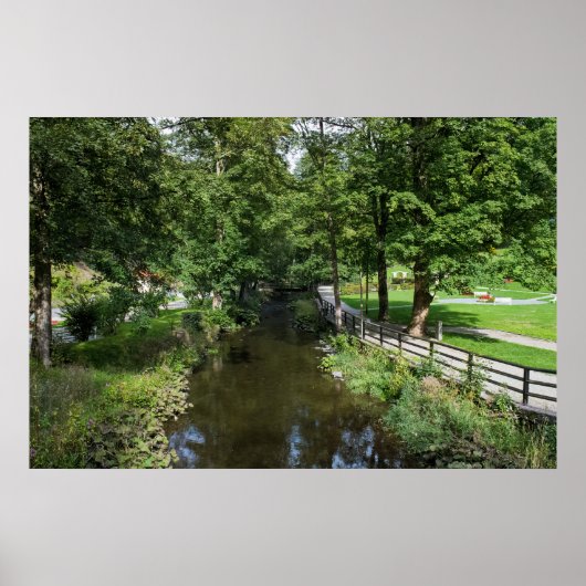 Wandelen in het park poster (Voorkant)