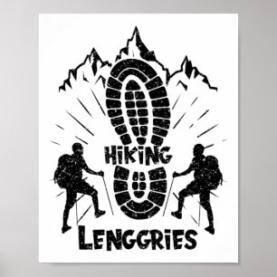 Wandelen in Lenggries Duitsland Vakantie voor wand Poster