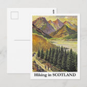 Wandelen in Schotland Briefkaart (Voorkant / Achterkant)