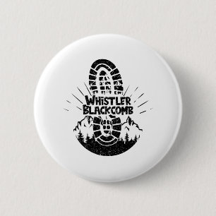 Wandelen in Whistler Blackcomb Canada Vakantie Ski Ronde Button 5,7 Cm