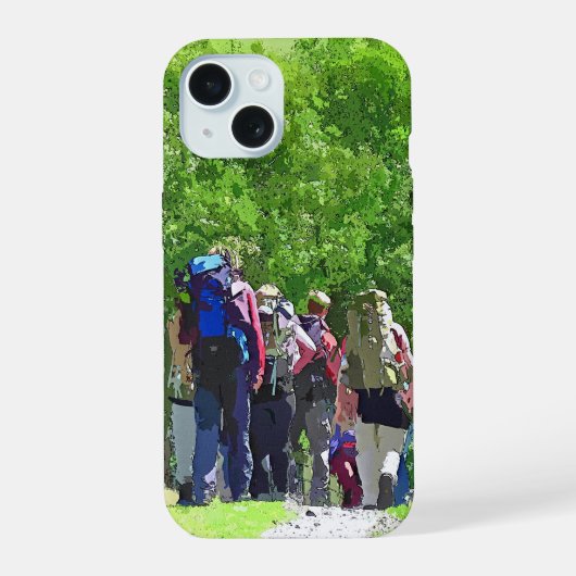 WANDELEN iPhone 15 CASE (Achterkant)