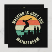 Wandelen is gewoon te mainstream (Voorkant / Achterkant)