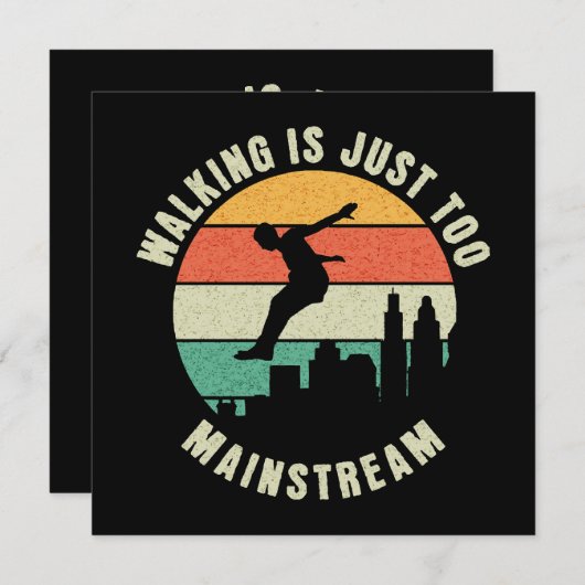 Wandelen is gewoon te mainstream (Voorkant / Achterkant)