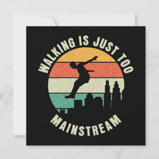 Wandelen is gewoon te mainstream (Achterkant)