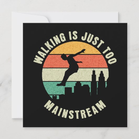 Wandelen is gewoon te mainstream (Voorkant)