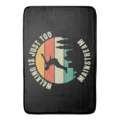 Wandelen is gewoon te mainstream badmat (Voorkant Verticaal)