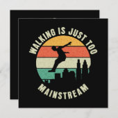 Wandelen is gewoon te mainstream kaart (Voorkant / Achterkant)