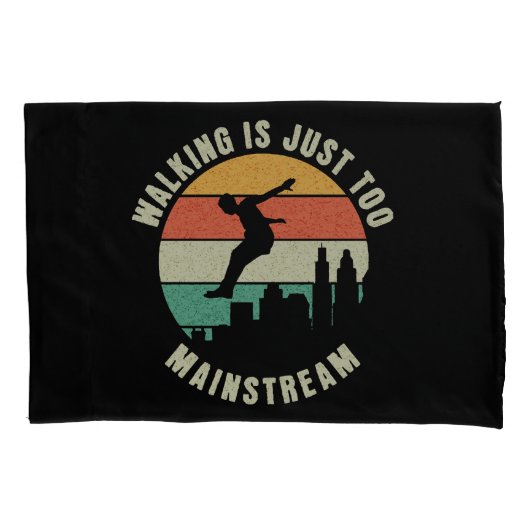 Wandelen is gewoon te mainstream kussensloop (Voorkant)