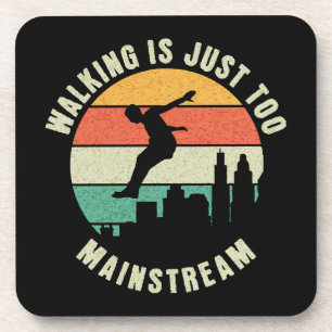 Wandelen is gewoon te veel mainstream bier onderzetter