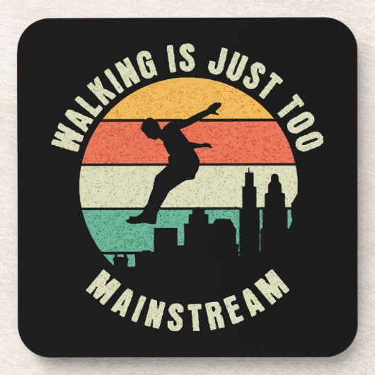Wandelen is gewoon te veel mainstream bier onderzetter (Voorkant)