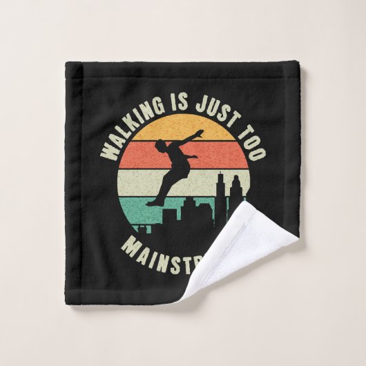 Wandelen is gewoon te veel mainstream washandje (Wasdoekje)