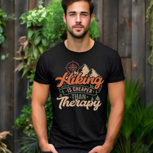 Wandelen is Goedkoper Dan Therapie T-Shirt