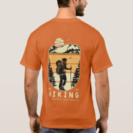 Wandelen is goedkoper dan therapie t-shirt