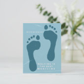 Wandelen is het beste medicijn Hippocrates citaat Briefkaart (Staand voorkant)