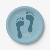 Wandelen is het beste medicijn Hippocrates citaat Papieren Bordje (Voorkant)