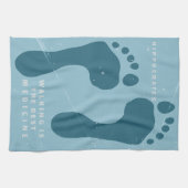 Wandelen is het beste medicijn Hippocrates citaat Theedoek (Horizontaal)