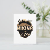 Wandelen Is Leven Briefkaart (Staand voorkant)