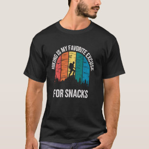 Wandelen is mijn favoriete excuus voor snacks Funn T-shirt