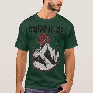 Wandelen is mijn gelukkige plek 1 t-shirt