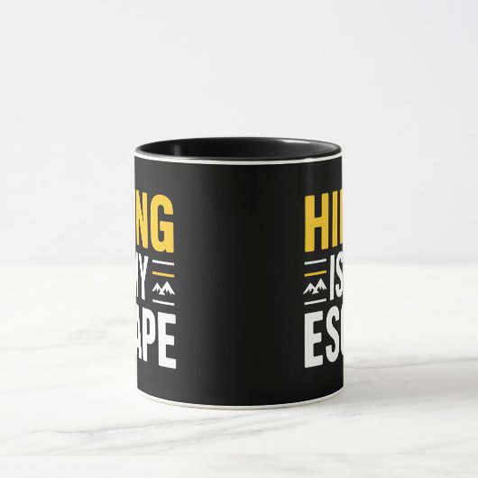 Wandelen is mijn ontsnapping mok (Midden)