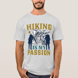 Wandelen is mijn passie T-shirt