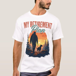 Wandelen Is Mijn Pensioenplan Funny Wandelen Pensi T-shirt